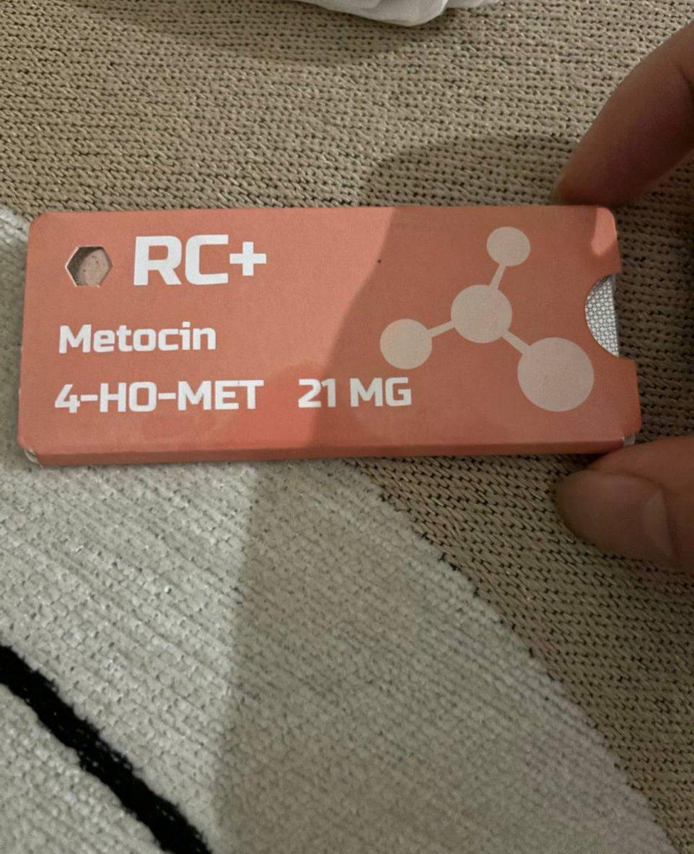 Buy-4-HO-MET-Metocin-Canada-Online 4-HO-MET Metocin powder in a secure protective storage vial.