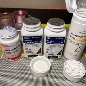 Genuine Dextroamphetamine Dexedrine tablets ready for fast shipping to Canada and the USA.
