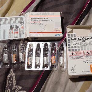 Morphine injection ampoules for fast and effective relief of severe pain