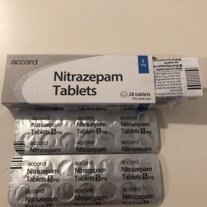 Nitrazepam Mogadon authentic tablets in original blister packaging for sleep aid support